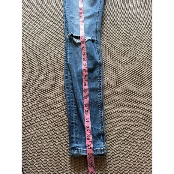 Kut from the Kloth Distressed Blue Skinny Jeans - Picture 11 of 11